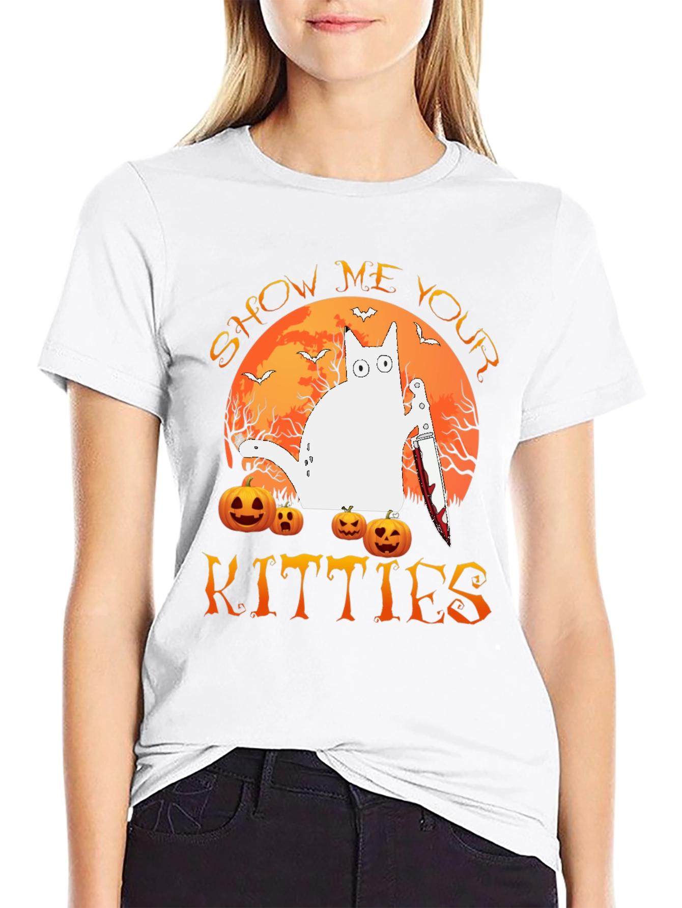 Halloween Show Me Your Kitties T-Shirt