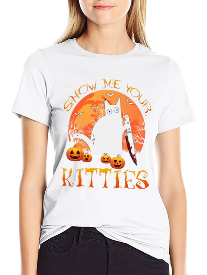 Halloween Show Me Your Kitties T-Shirt
