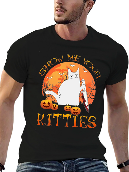 Halloween Show Me Your Kitties T-Shirt