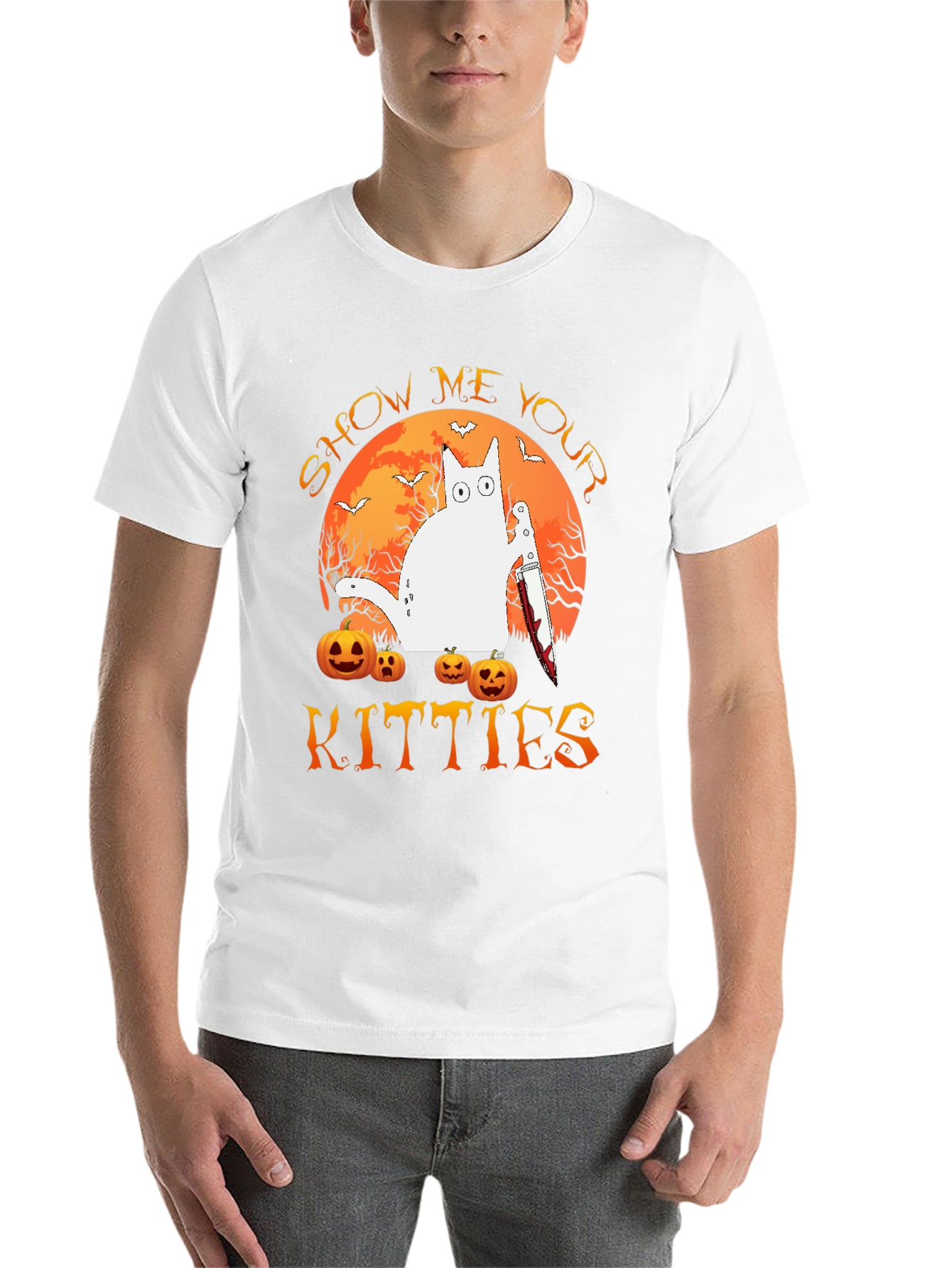 Halloween Show Me Your Kitties T-Shirt