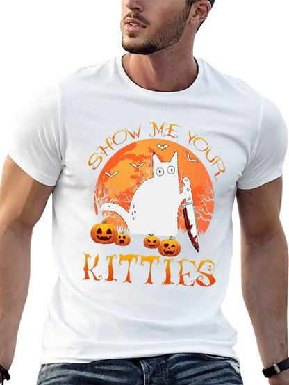 Halloween Show Me Your Kitties T-Shirt