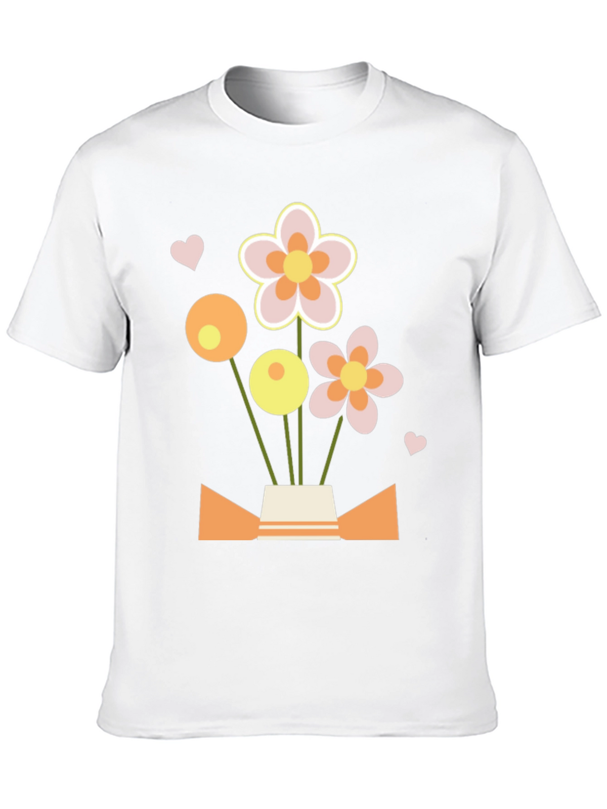 Floral Bouquet Graphic Tee - Black