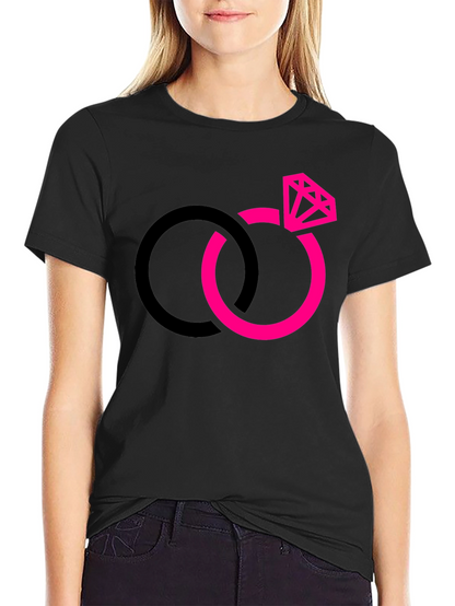 Interlocked Rings Graphic Tee - Black