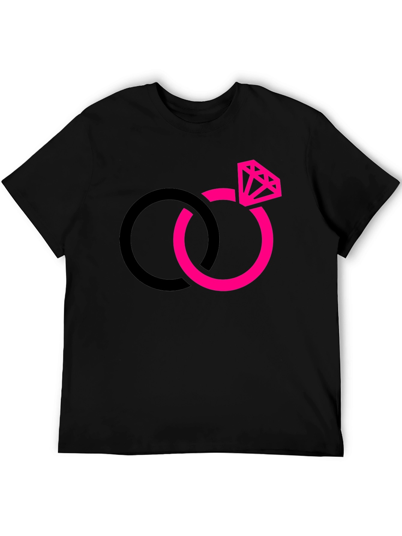 Interlocked Rings Graphic Tee - Black