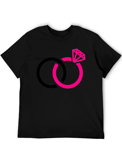 Interlocked Rings Graphic Tee - Black