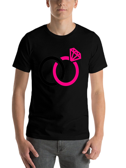 Interlocked Rings Graphic Tee - Black