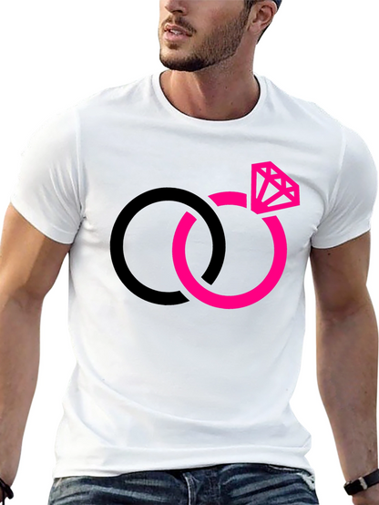 Interlocked Rings Graphic Tee - Black