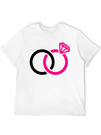 Interlocked Rings Graphic Tee - Black