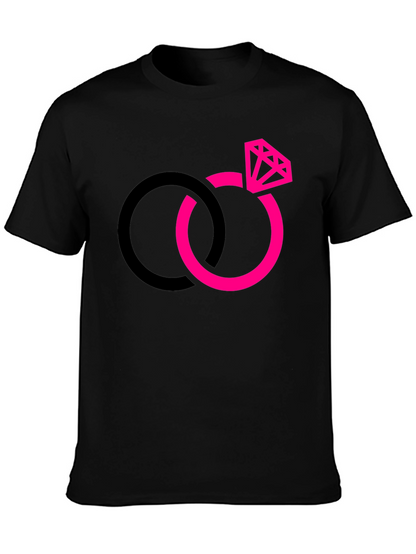 Interlocked Rings Graphic Tee - Black