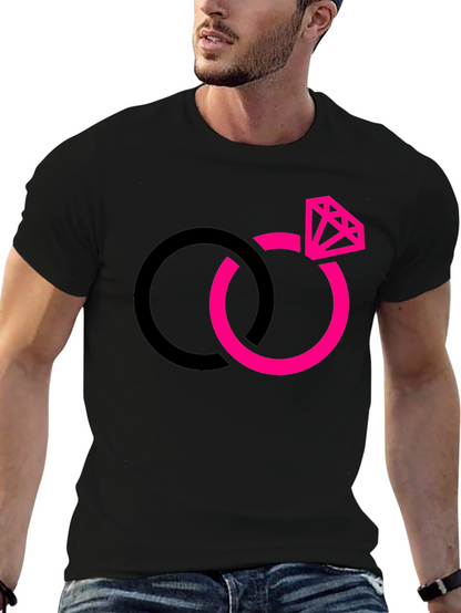 Interlocked Rings Graphic Tee - Black