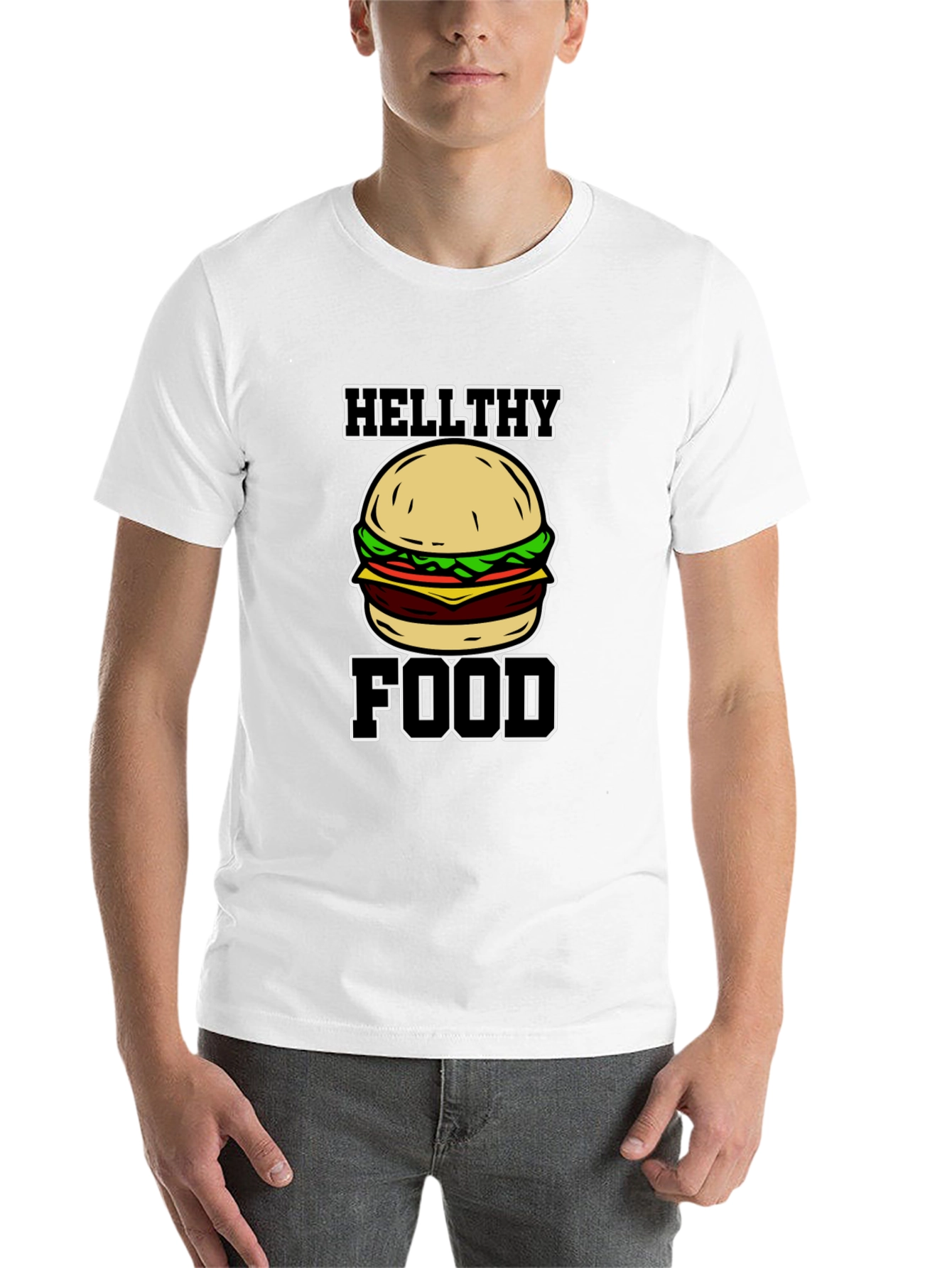 Hellthy Food Graphic T-Shirt