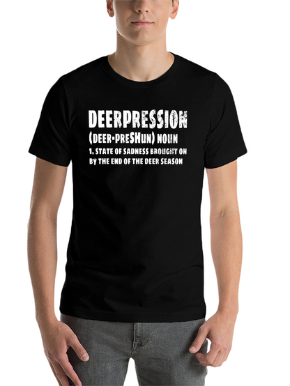 Deerpression T-Shirt: Funny Hunting Season Tee