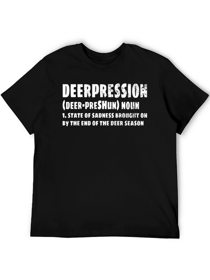 Deerpression T-Shirt: Funny Hunting Season Tee