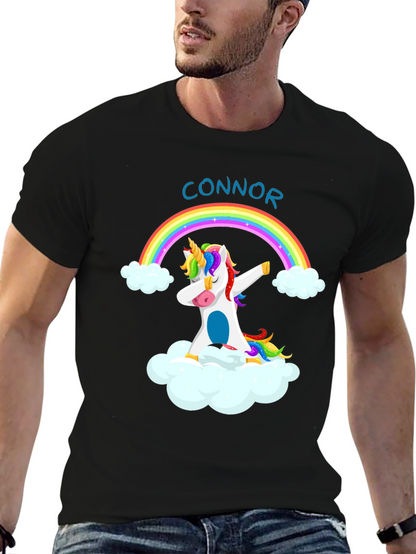 Unicorn Rainbow Dab Personalized T-Shirt
