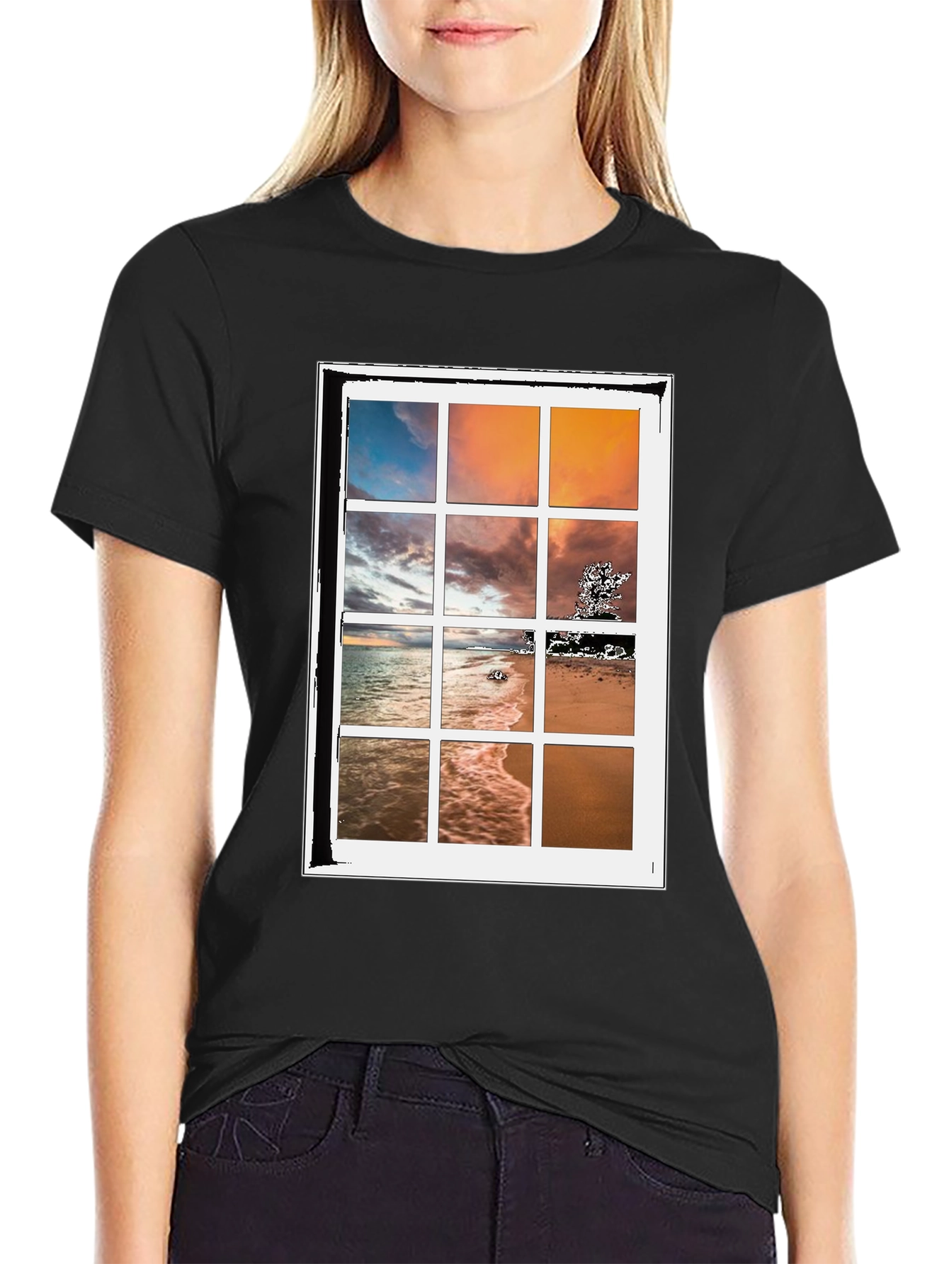 Coastal View T-Shirt: Window to Paradise
