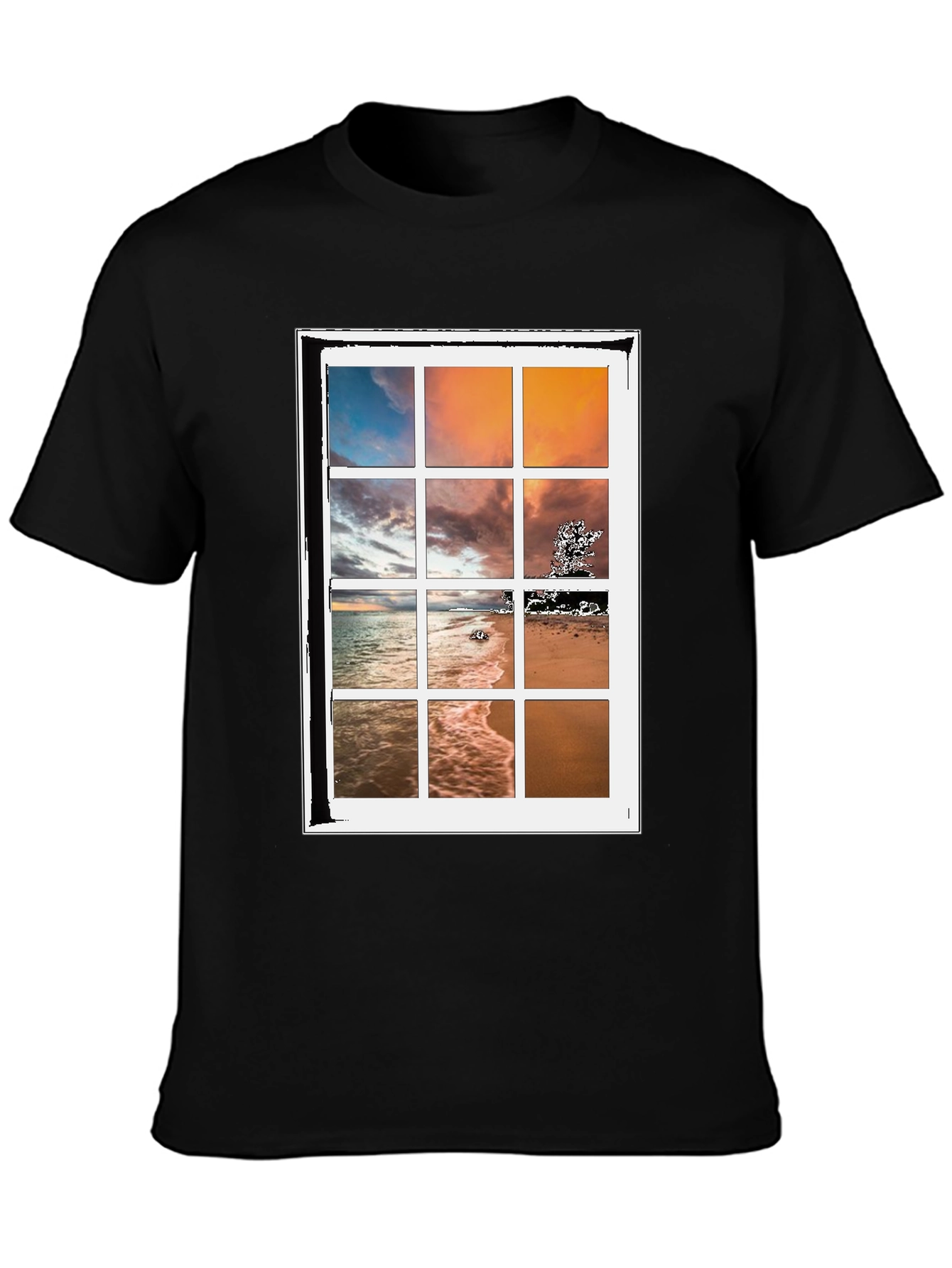 Coastal View T-Shirt: Window to Paradise