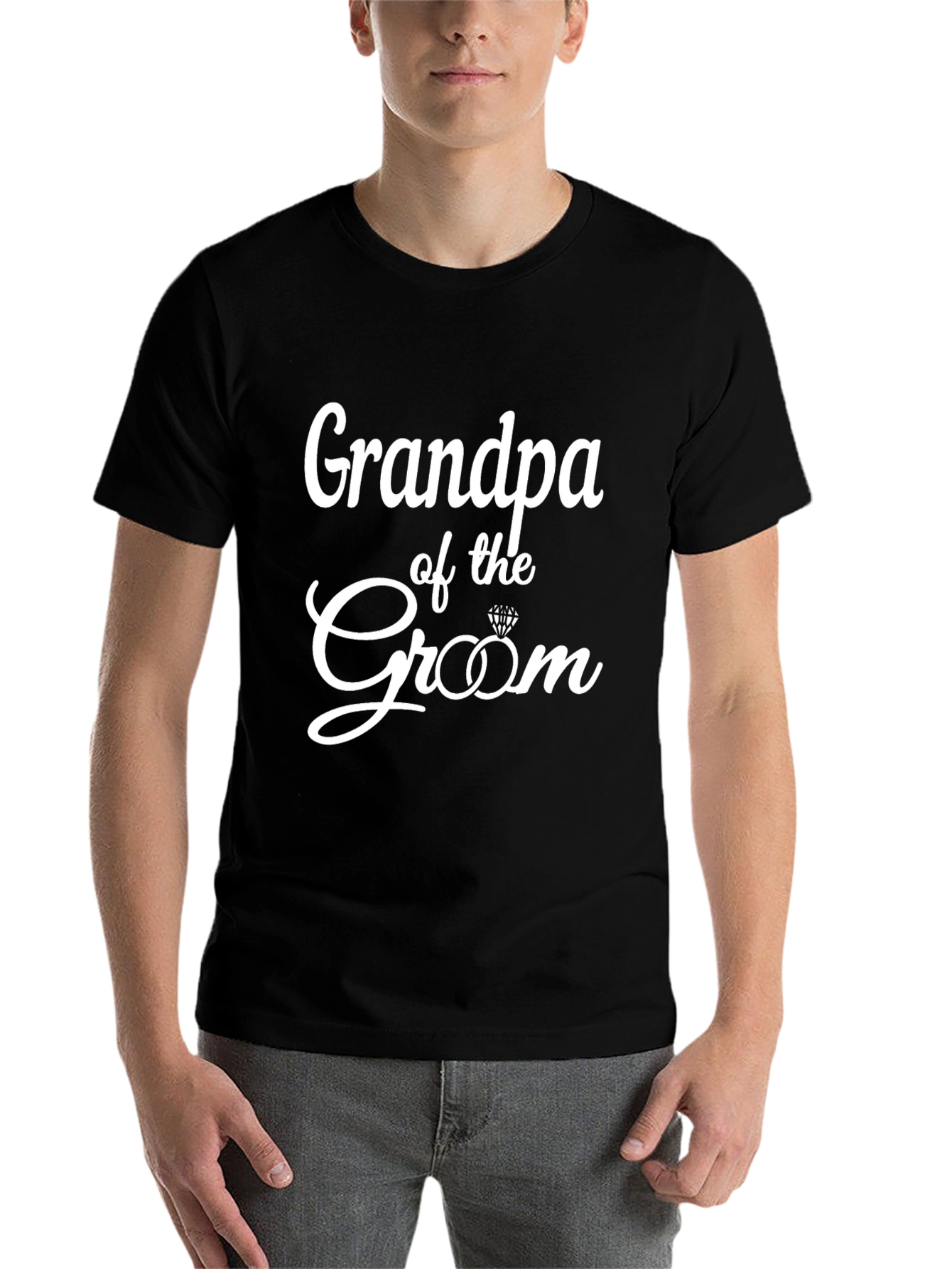Grandpa of the Groom T-Shirt - Wedding Party Apparel