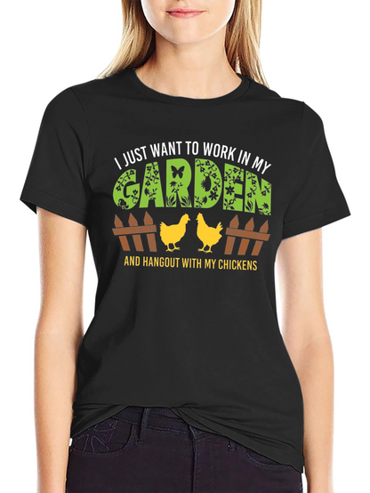 Garden & Chicken Lover T-Shirt