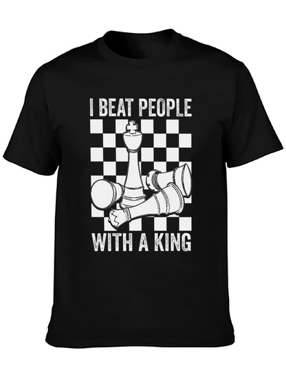 Chess King T-Shirt - I Beat People