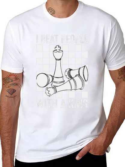 Chess King T-Shirt - I Beat People
