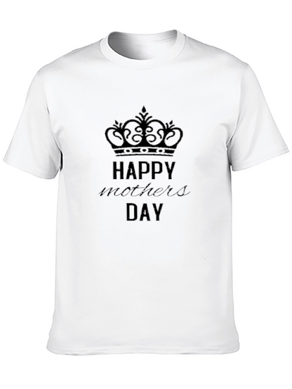Happy Mothers Day T-Shirt - Crown Design