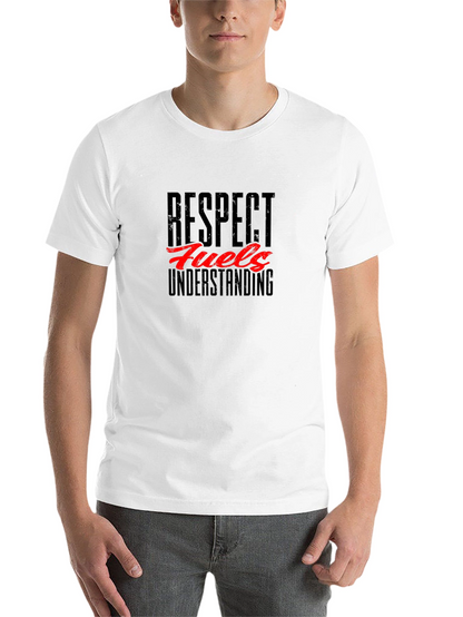 Respect Fuels Understanding Black Graphic T-Shirt