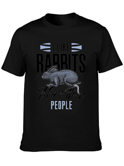 I Like Rabbits T-Shirt - Funny Animal Lover Tee