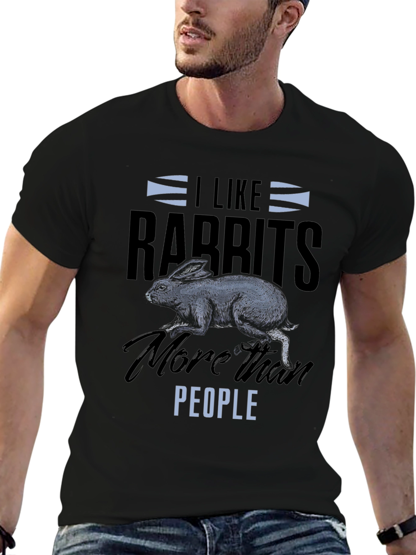 I Like Rabbits T-Shirt - Funny Animal Lover Tee