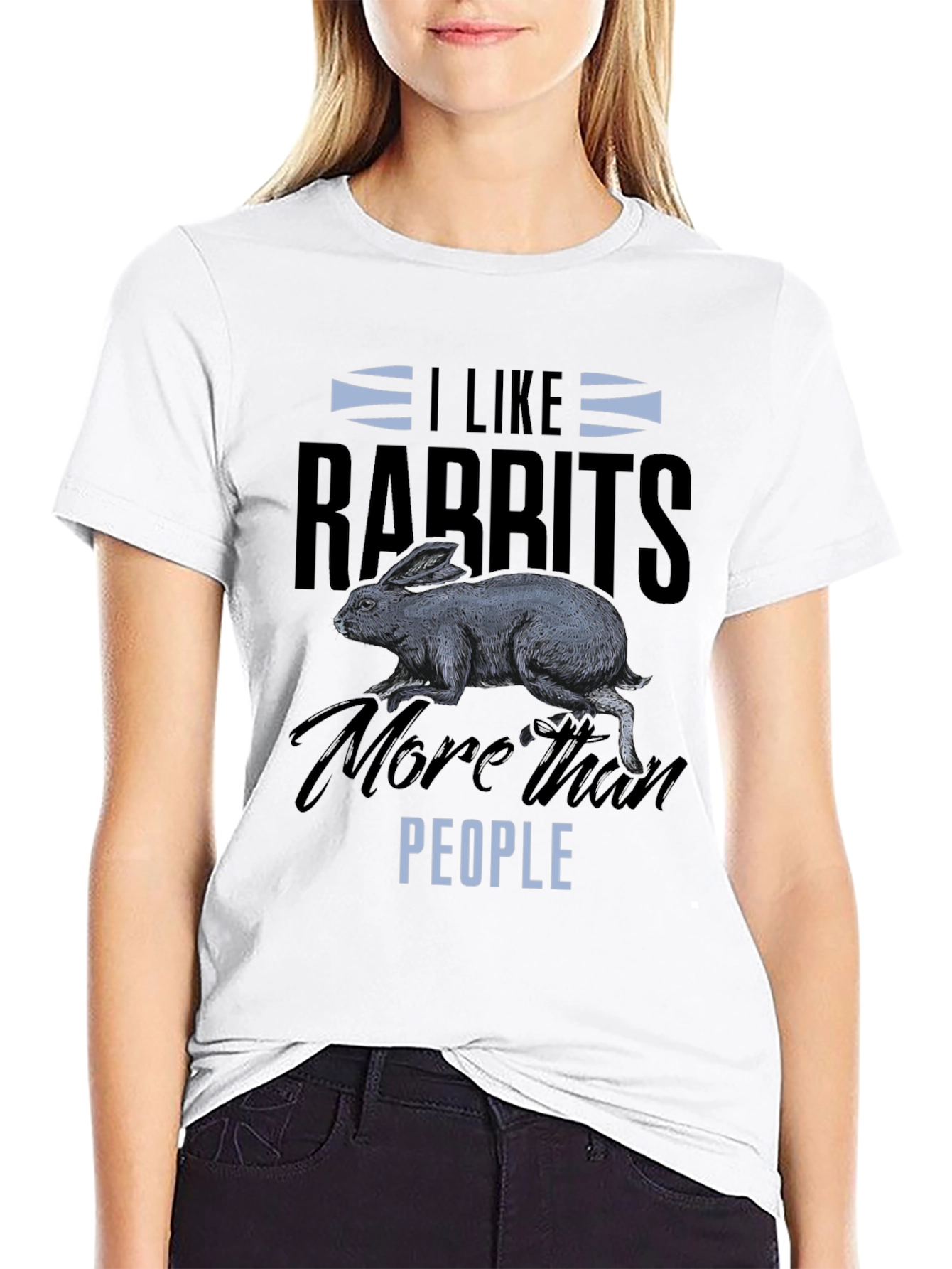 I Like Rabbits T-Shirt - Funny Animal Lover Tee