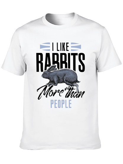 I Like Rabbits T-Shirt - Funny Animal Lover Tee