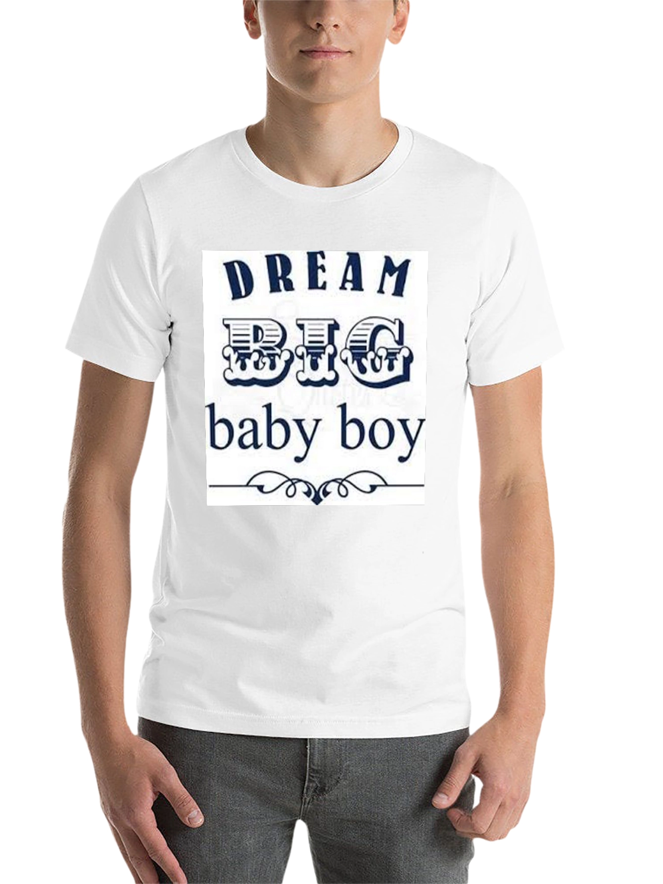 Dream Big Baby Boy Black Graphic Tee