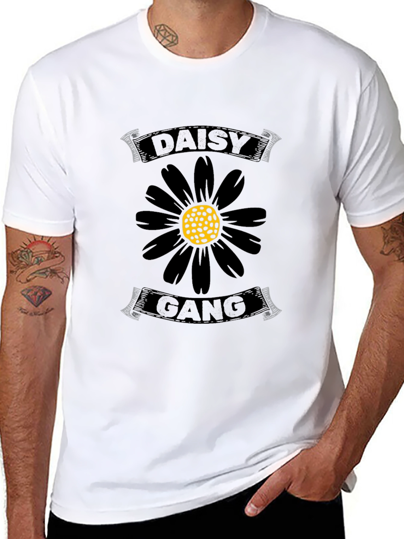 Daisy Gang Graphic Tee - Black