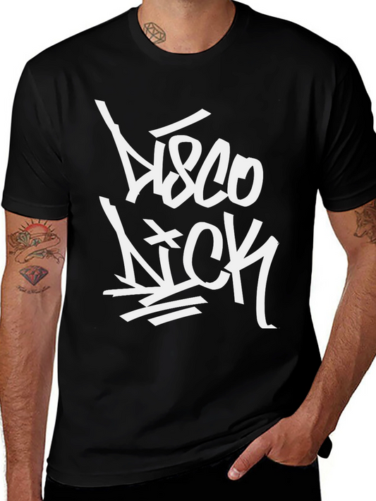 Disco Nick Black Graphic T-Shirt
