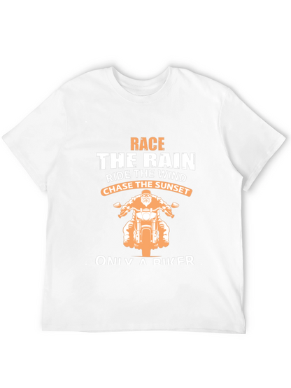 Biker T-Shirt: Race The Rain