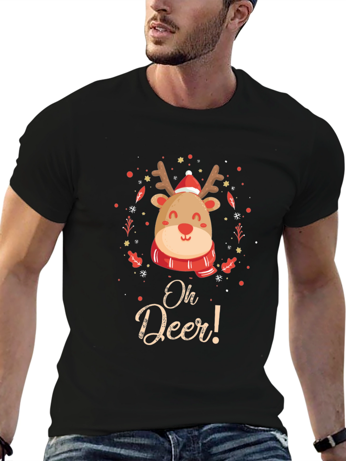 Oh Deer! Christmas Graphic Tee