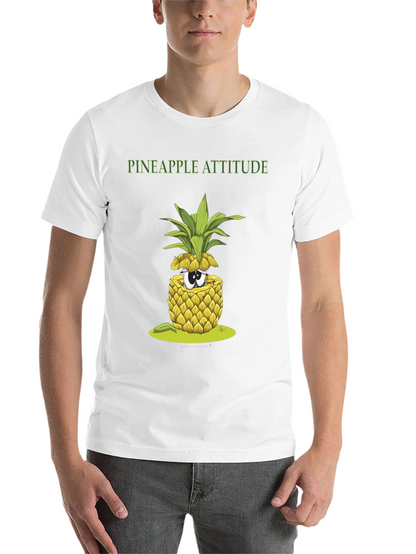Pineapple Attitude Graphic Tee - Quirky Fruit T-Shirt