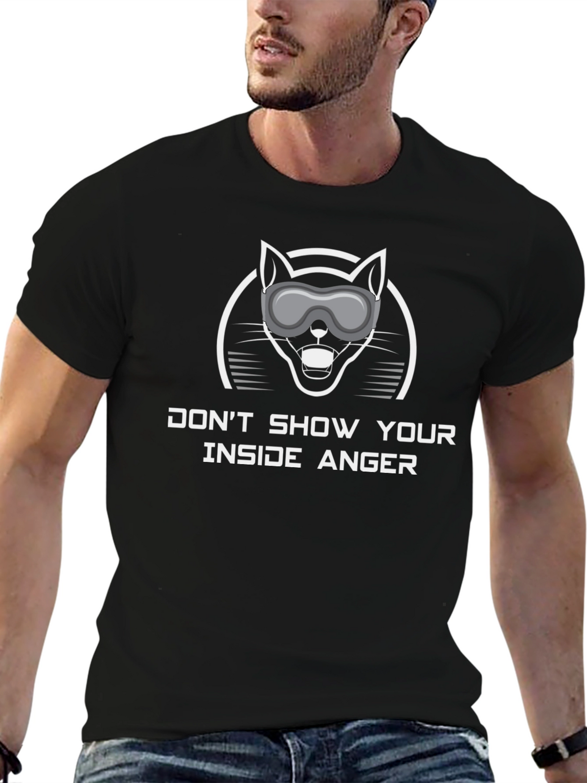 Dont Show Your Inside Anger Graphic Tee
