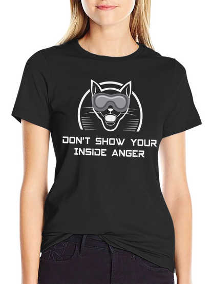 Dont Show Your Inside Anger Graphic Tee