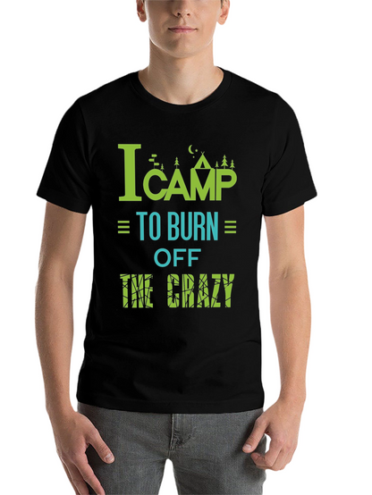 Camping Burn Off Crazy Graphic Tee