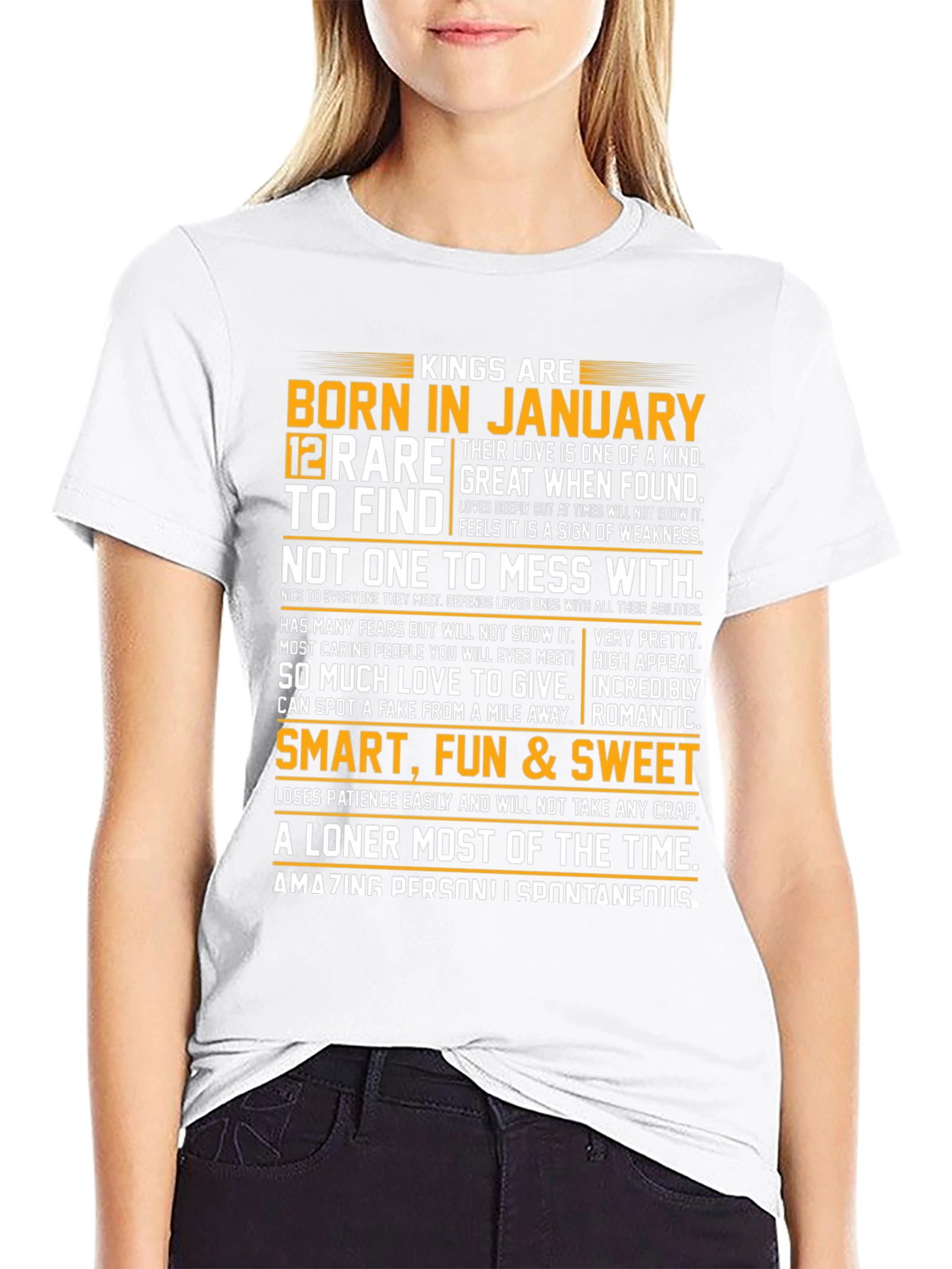 Kings Born in January Graphic Tee