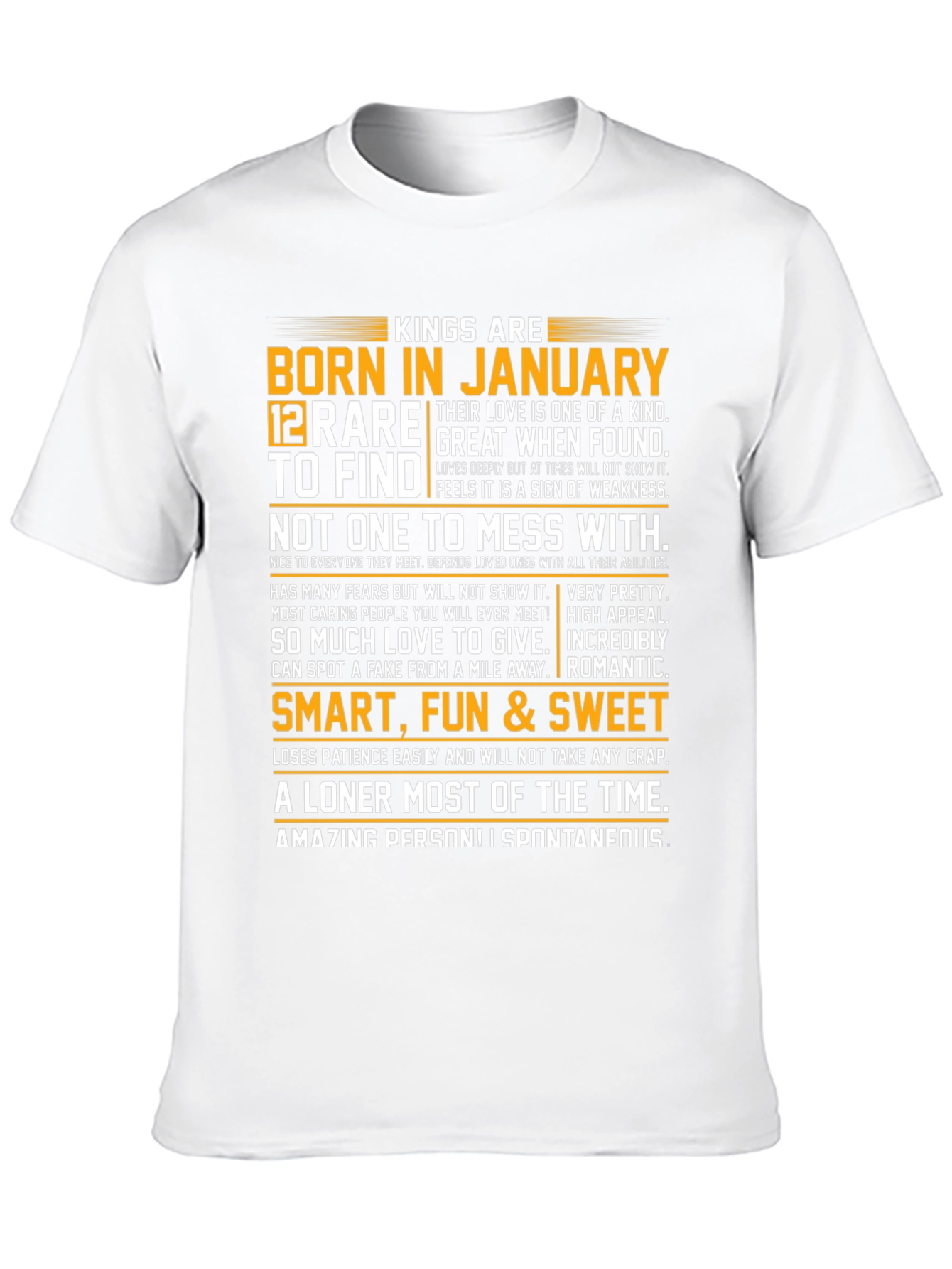Kings Born in January Graphic Tee