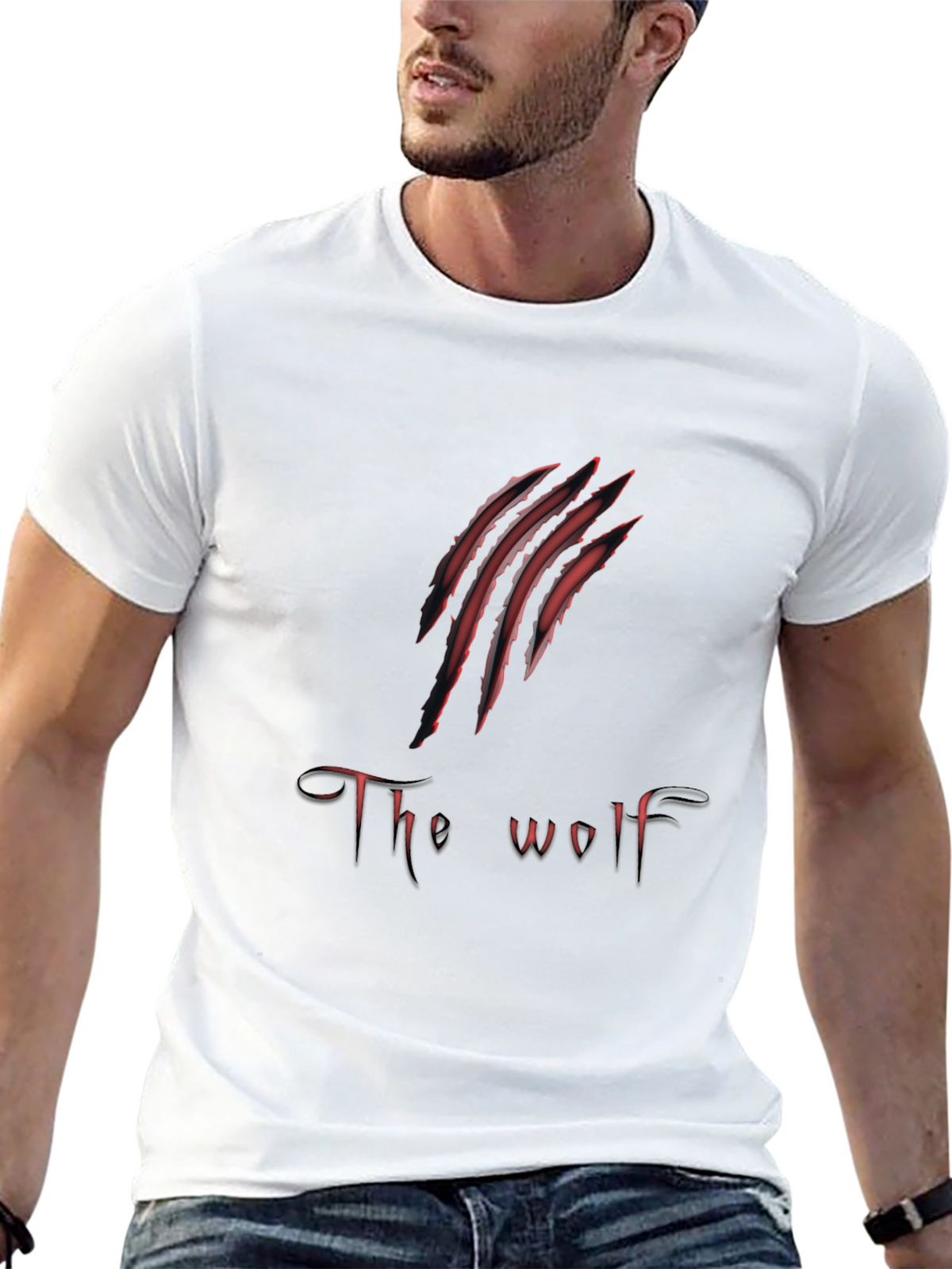 The Wolf Claw Graphic Print Mens T-Shirt