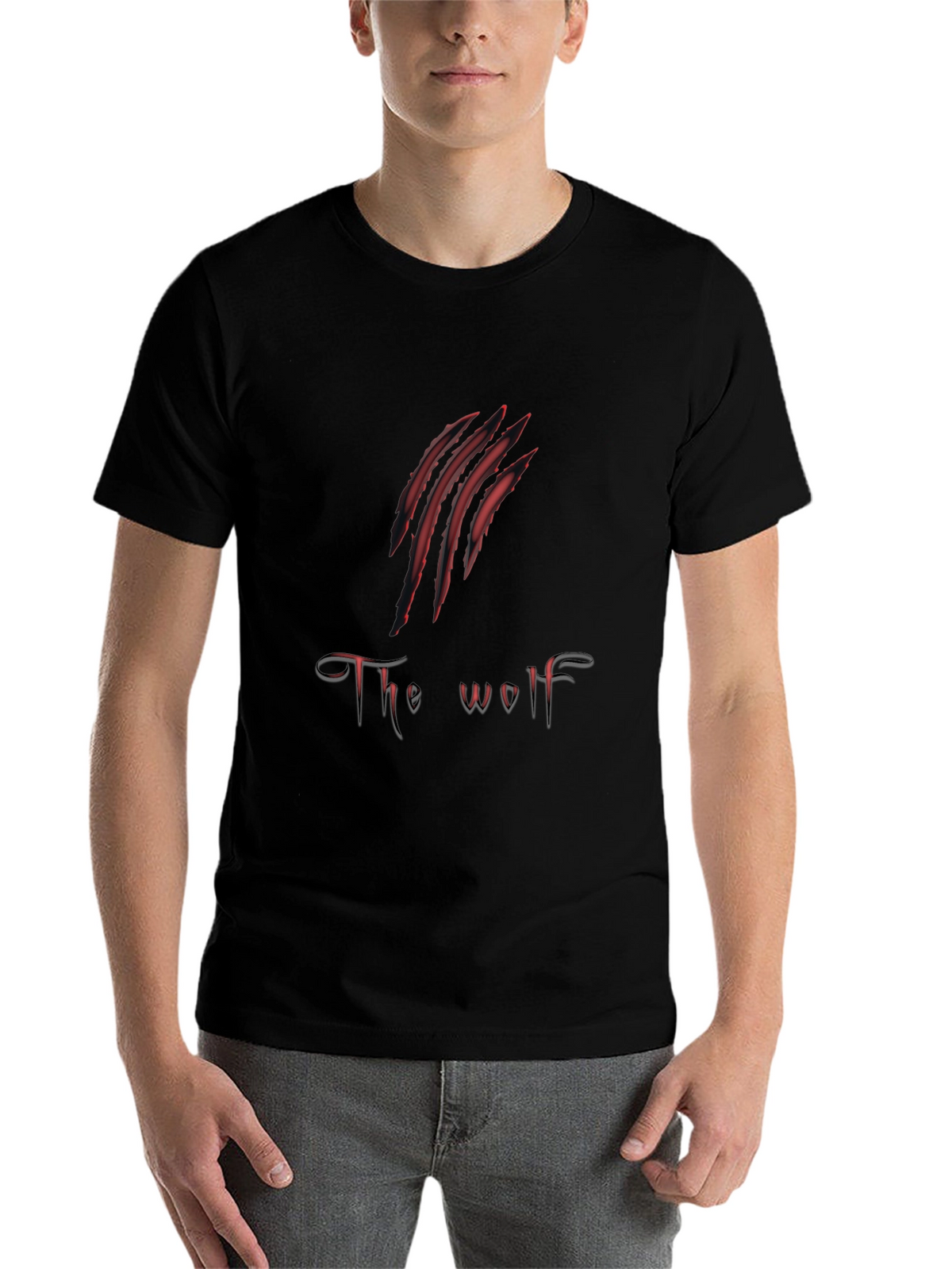 The Wolf Claw Graphic Print Mens T-Shirt