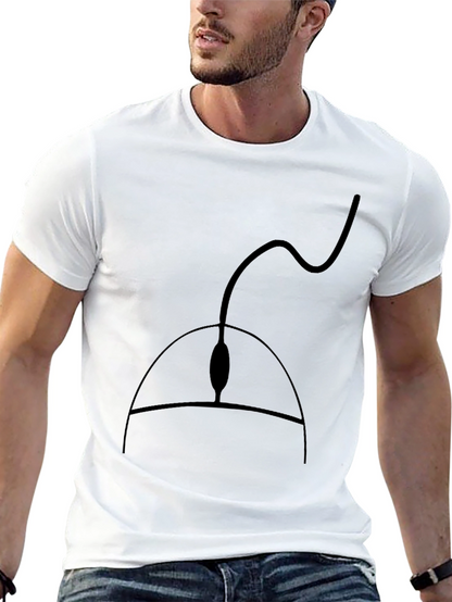 Black Computer Mouse Graphic Tee - Gamer Style Shirt