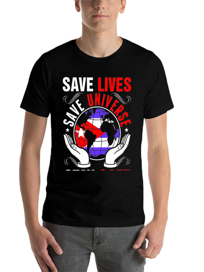 Save Lives Universe Graphic Tee
