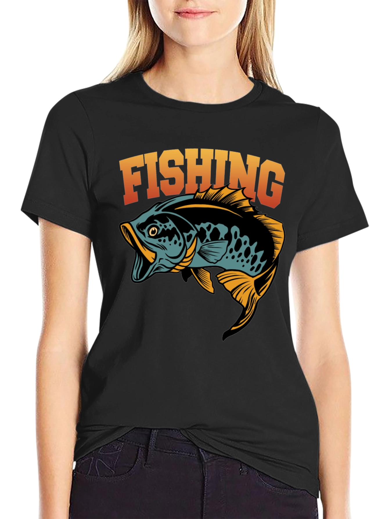 Fishing Graphic T-Shirt - Stylish Angler Tee