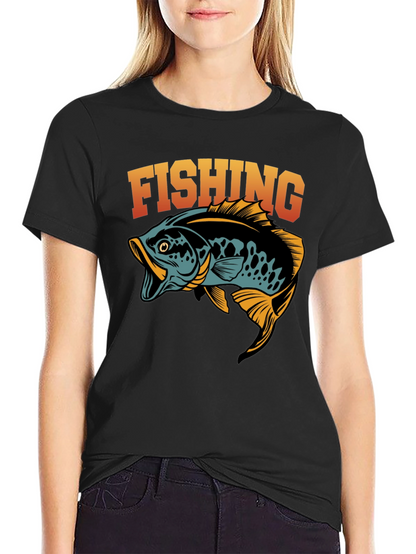 Fishing Graphic T-Shirt - Stylish Angler Tee