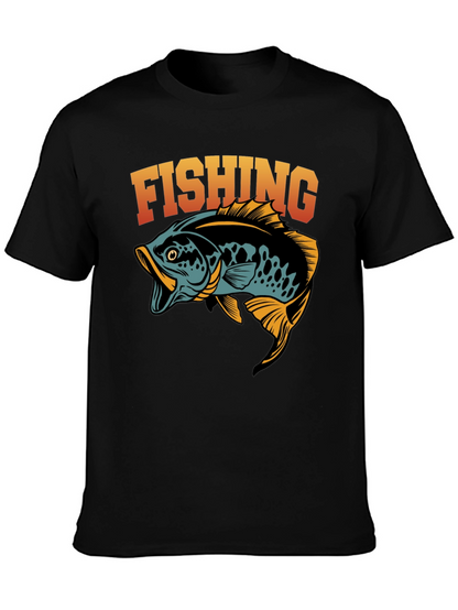 Fishing Graphic T-Shirt - Stylish Angler Tee