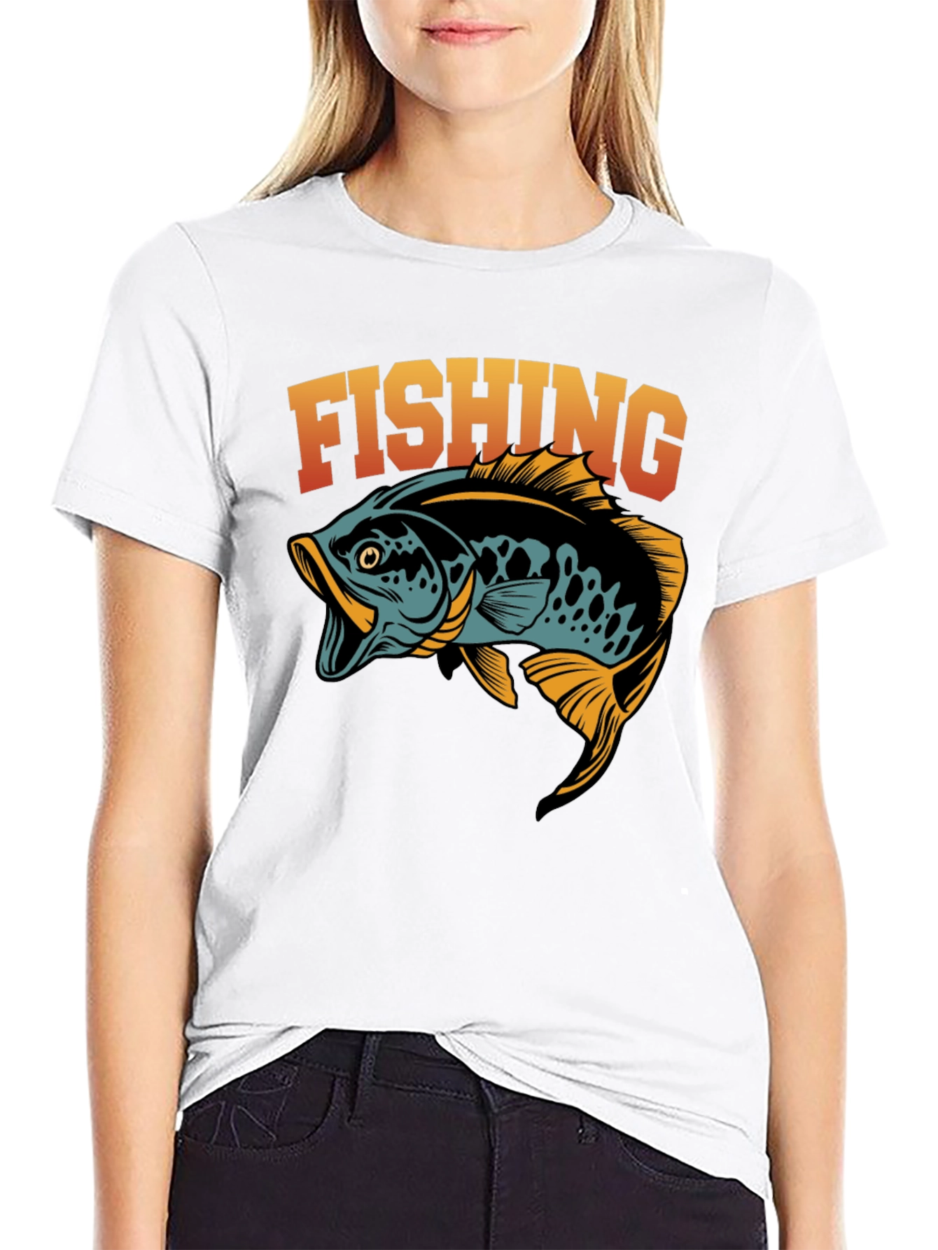 Fishing Graphic T-Shirt - Stylish Angler Tee