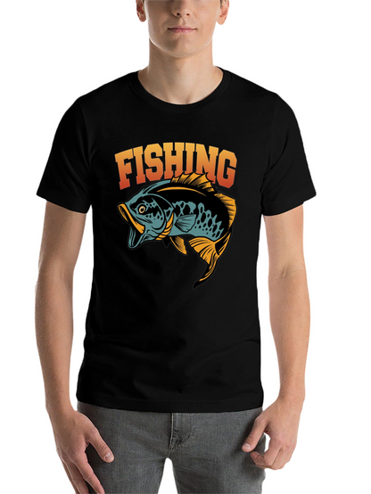 Fishing Graphic T-Shirt - Stylish Angler Tee